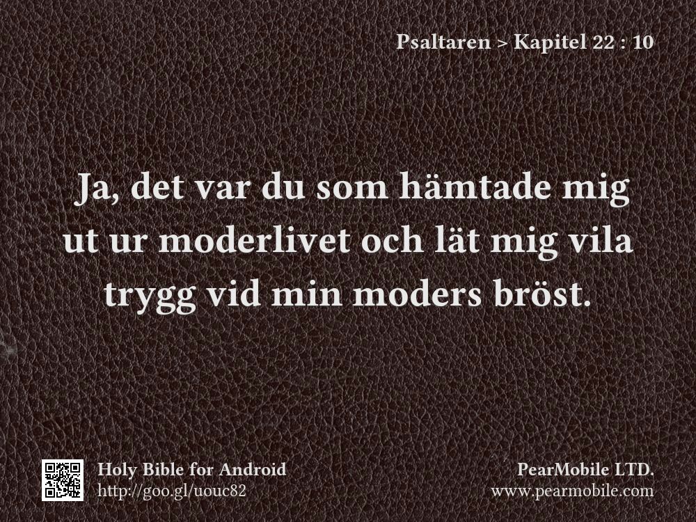 Psaltaren, Kapitel 22:10